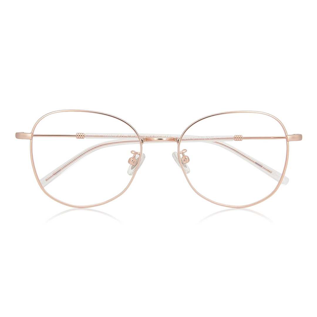 +NICHE Pink Transparent Full Rim Boston right side