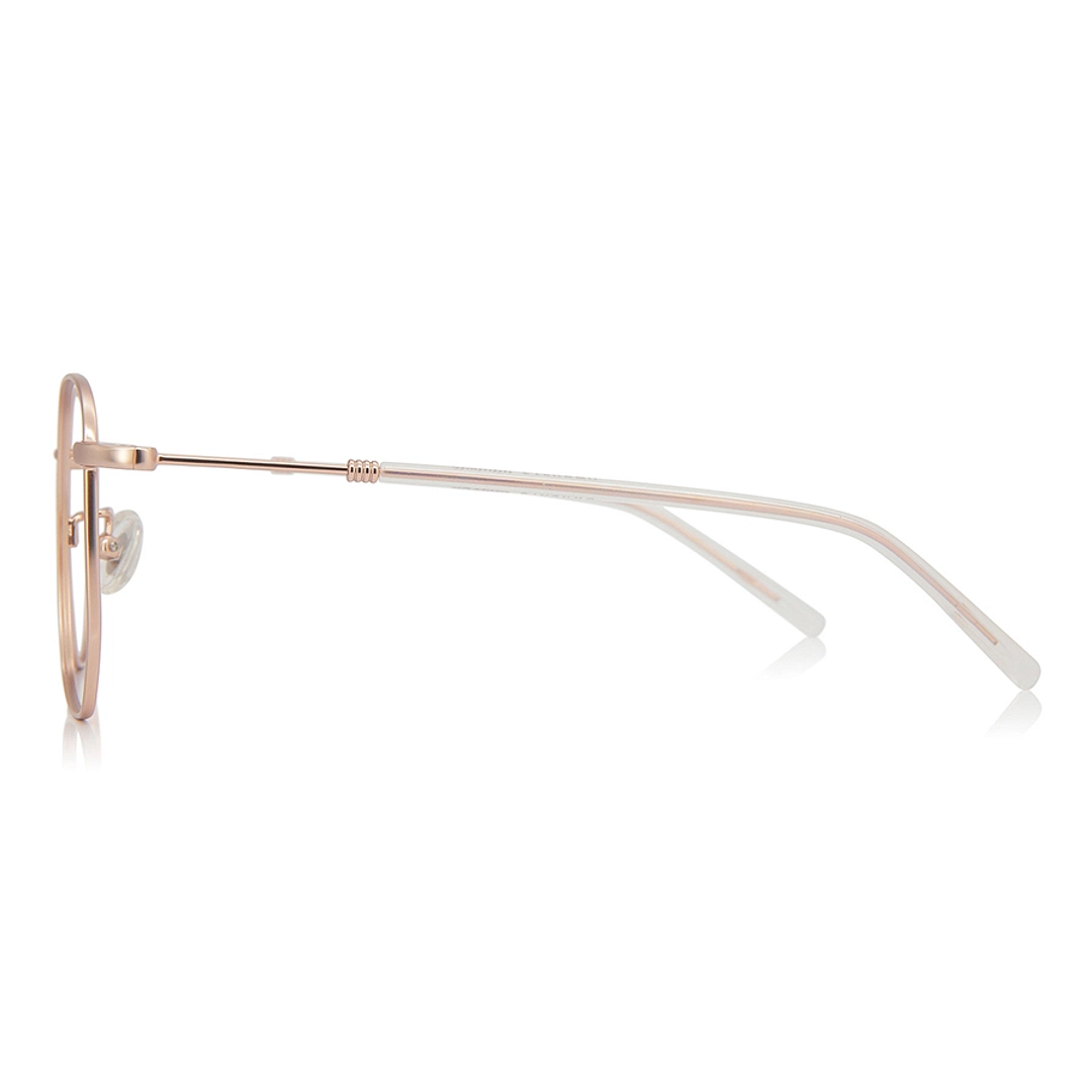 +NICHE Pink Transparent Full Rim Polygon left side