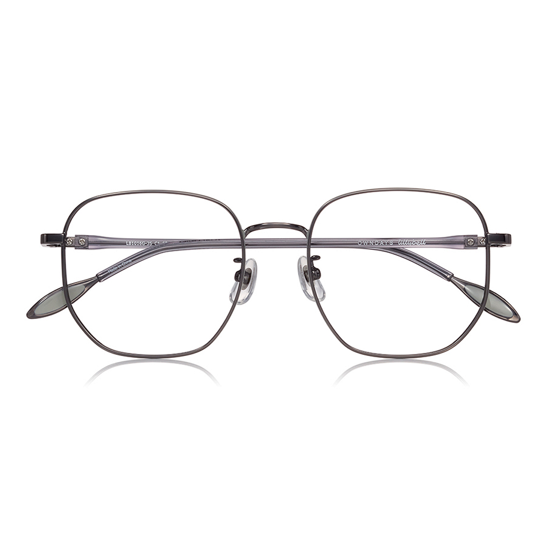 +NICHE Black Full Rim Polygon right side