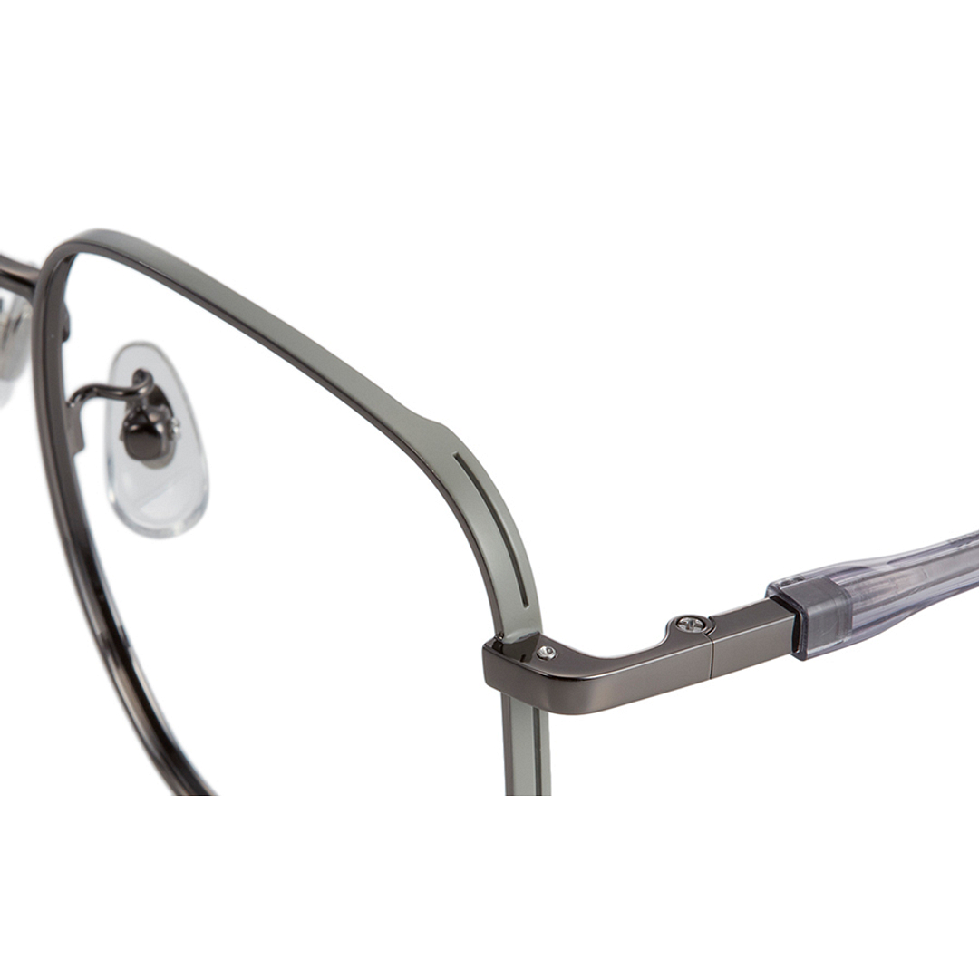 +NICHE Black Full Rim Polygon left side