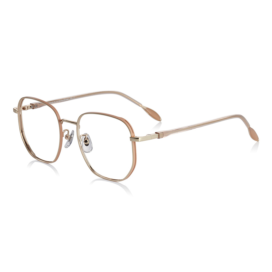 +NICHE Gold Full Rim Polygon left side
