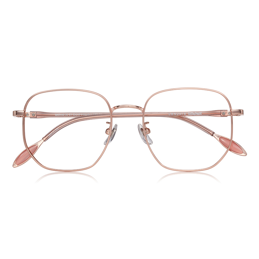 +NICHE Gold Full Rim Polygon right side