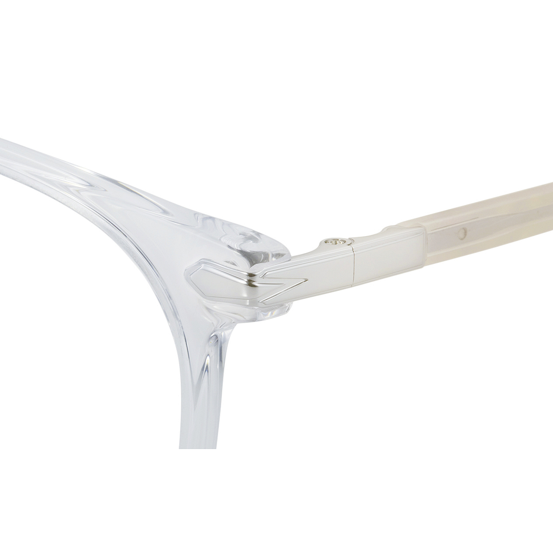 +NICHE Crystal Transparent Full Rim Boston left side