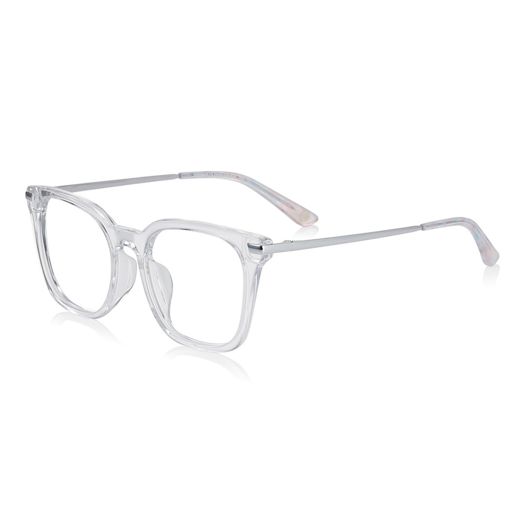 +NICHE Crystal Transparent Full Rim Wellington left side