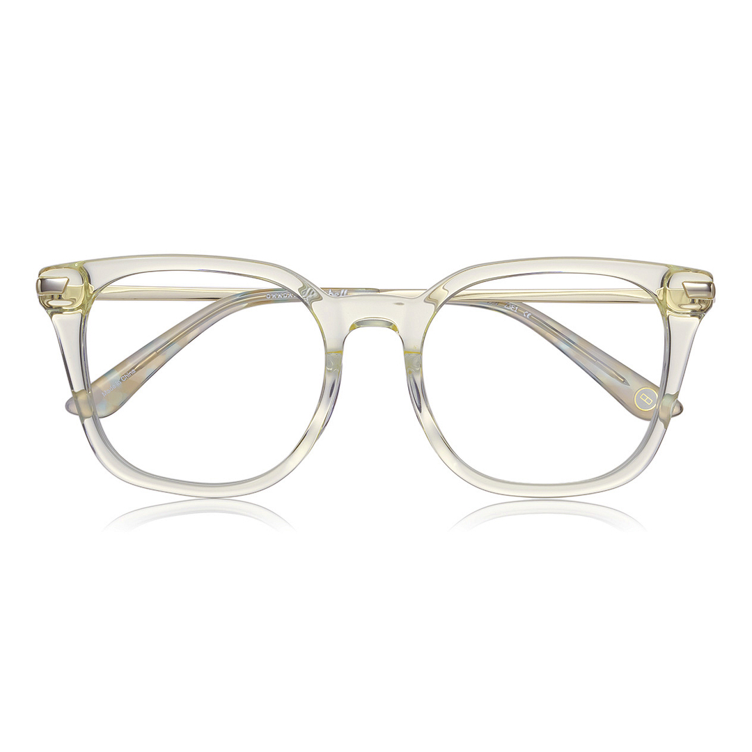 +NICHE Crystal Transparent Full Rim Wellington left side