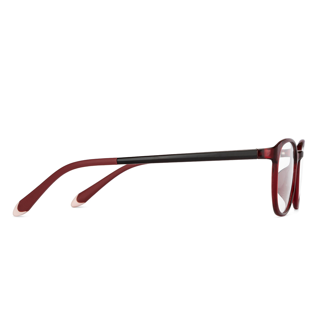Lenskart Air Online Red Full Rim Round left side