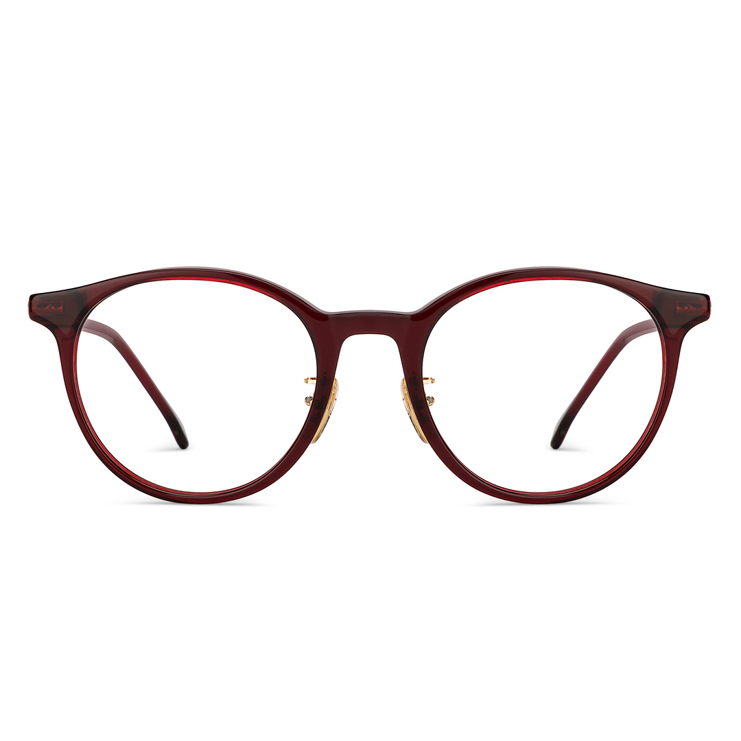 Lenskart Red Full Rim Round right side