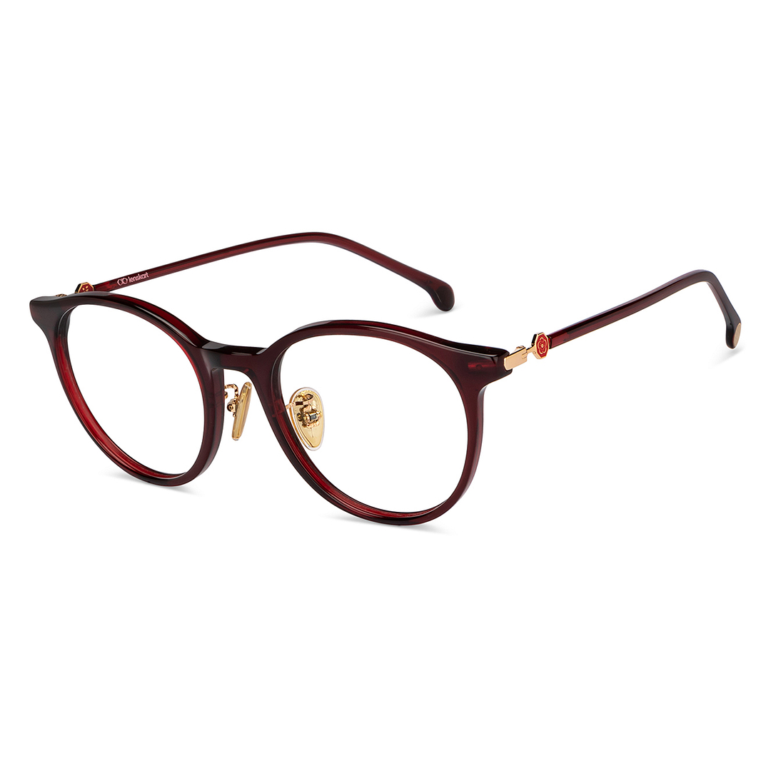 Lenskart Red Full Rim Round right side