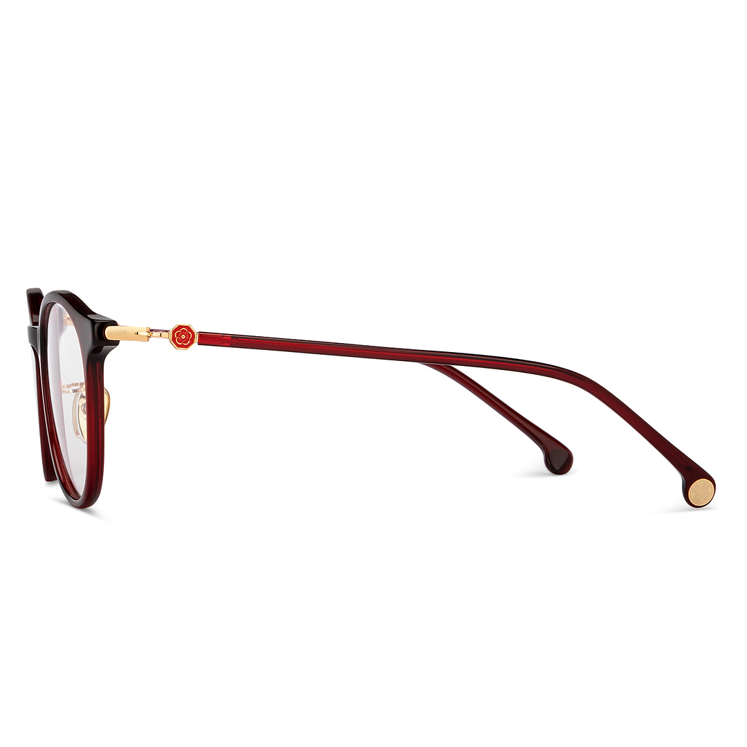 Lenskart Red Full Rim Round right side