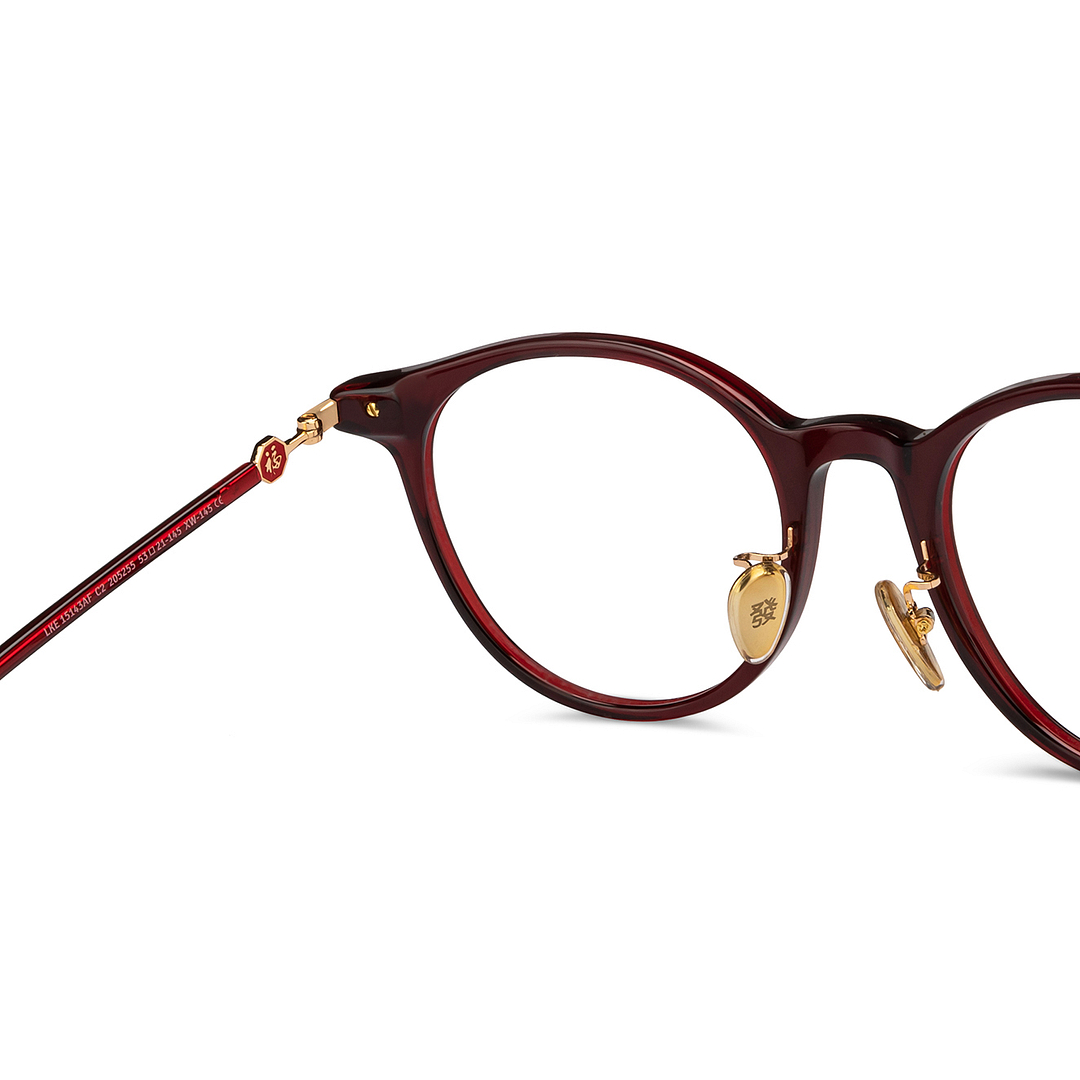 Lenskart Red Full Rim Round right side