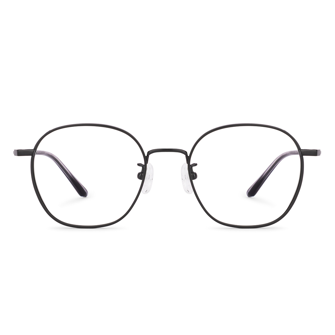 Lenskart STUDIO Matte Black Full Rim Geometric right side