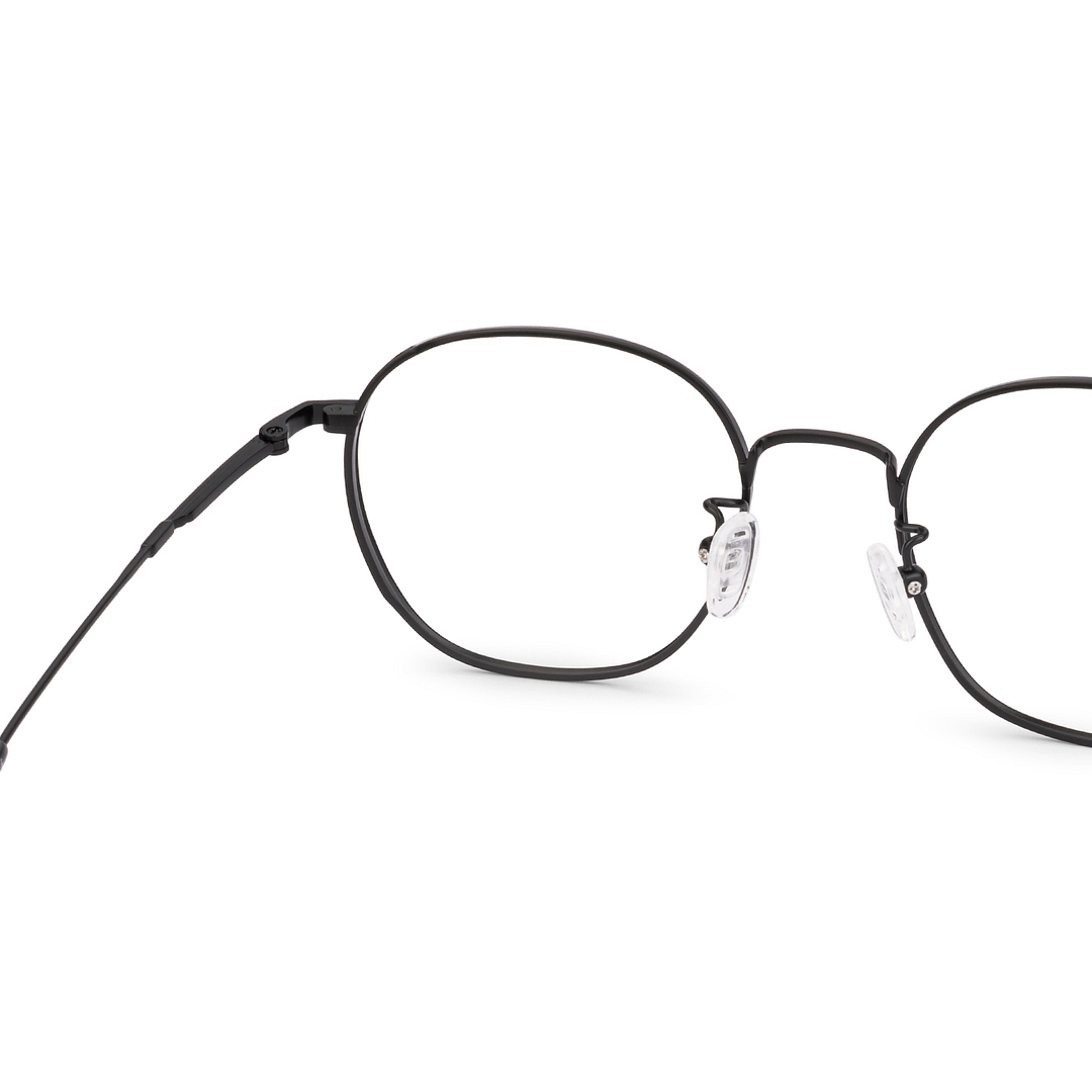 Lenskart STUDIO Matte Black Full Rim Geometric right side