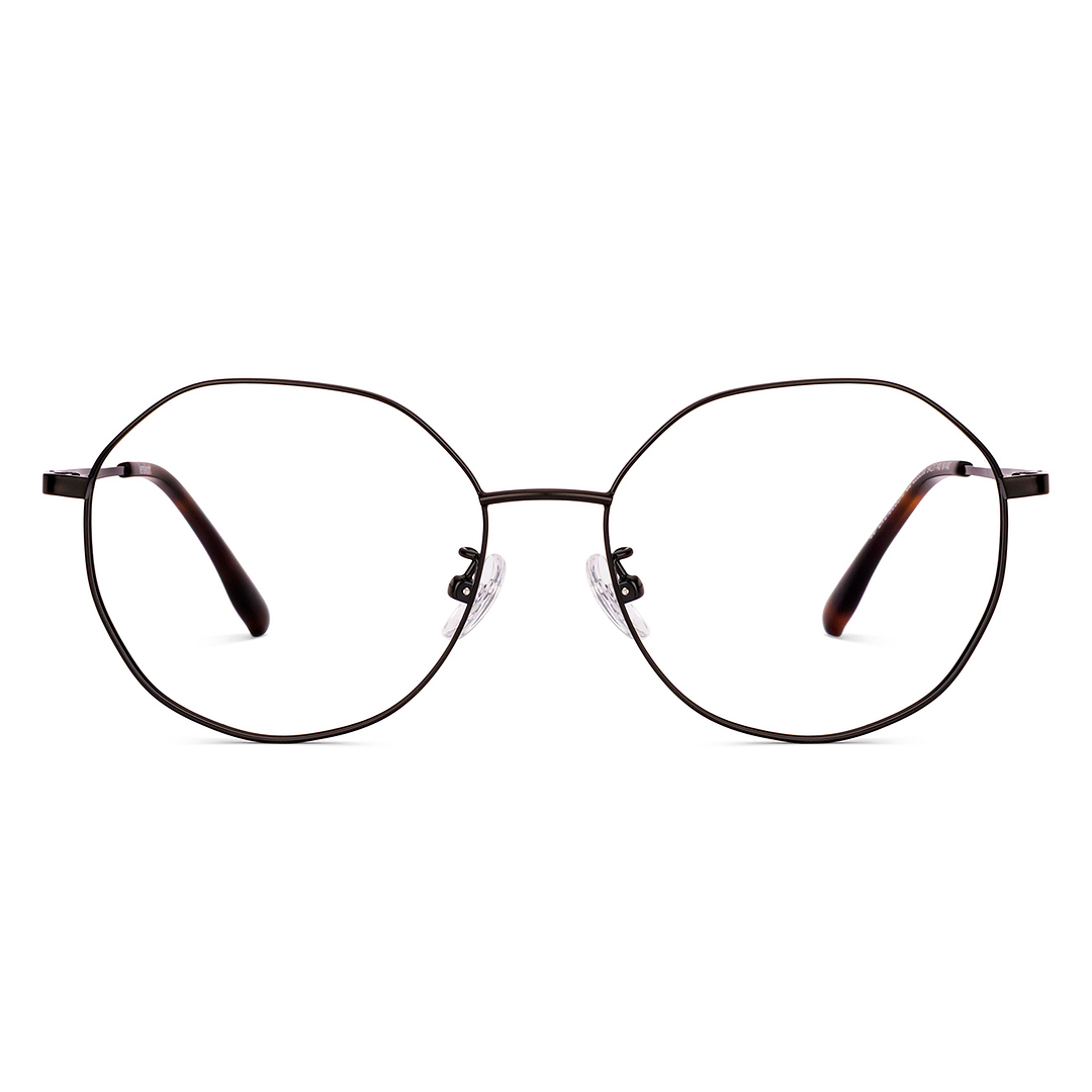 Lenskart Matte Black Full Rim Hexagonal right side