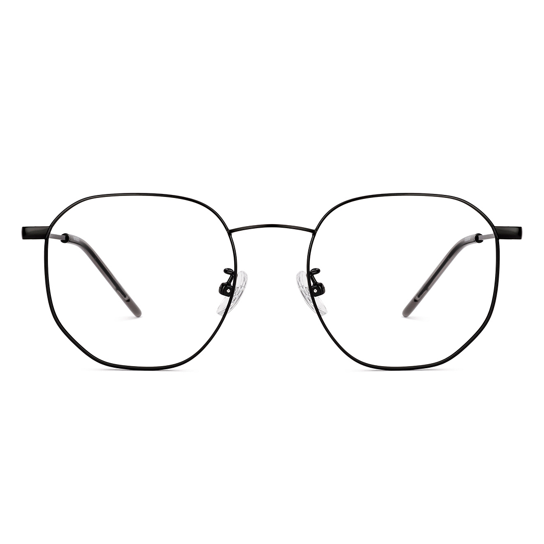 Lenskart Matte Black Full Rim Hexagonal right side