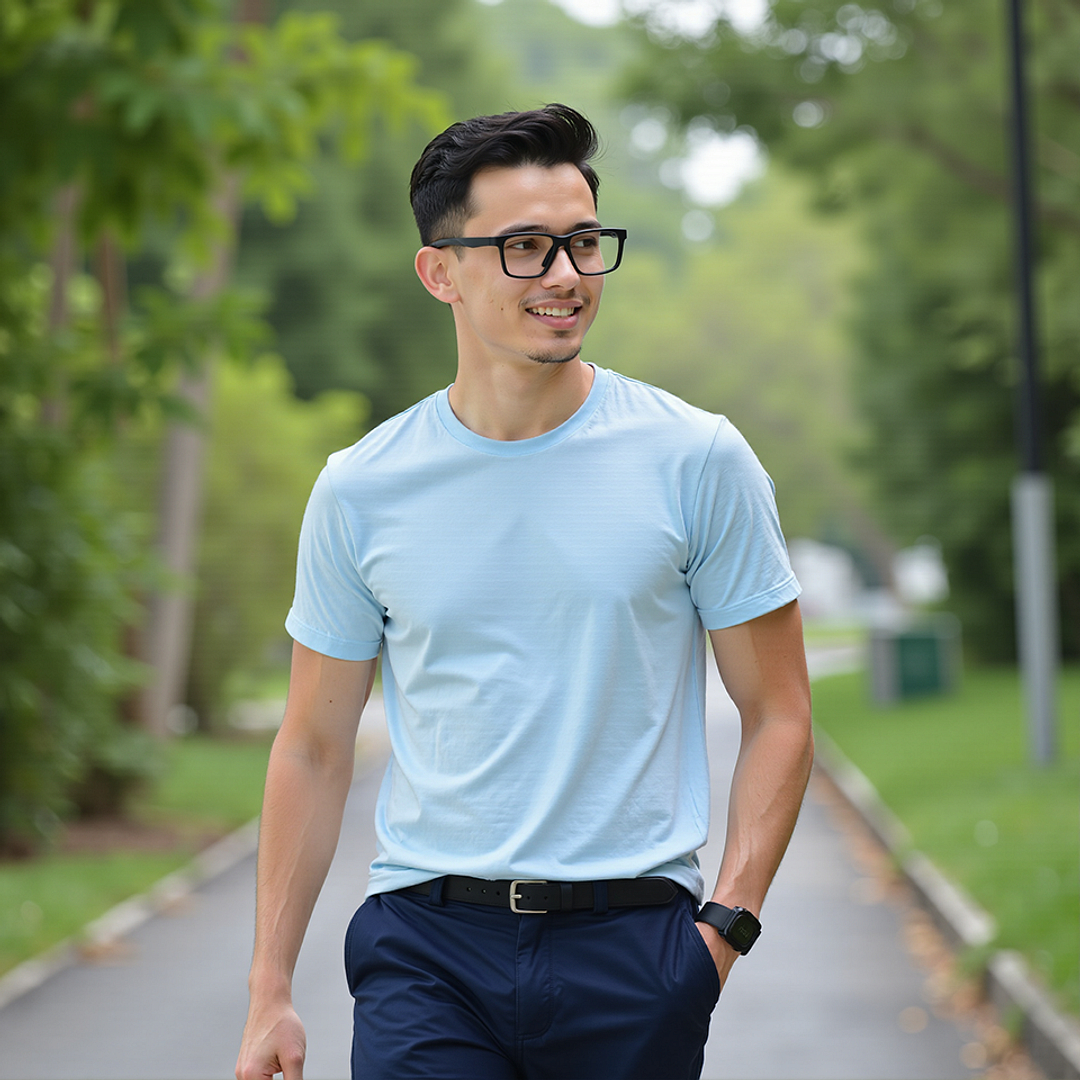 Lenskart Black Full Rim Rectangle left side