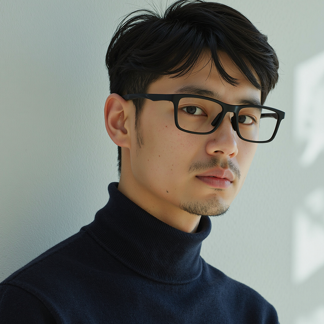 Lenskart Black Full Rim Rectangle right side