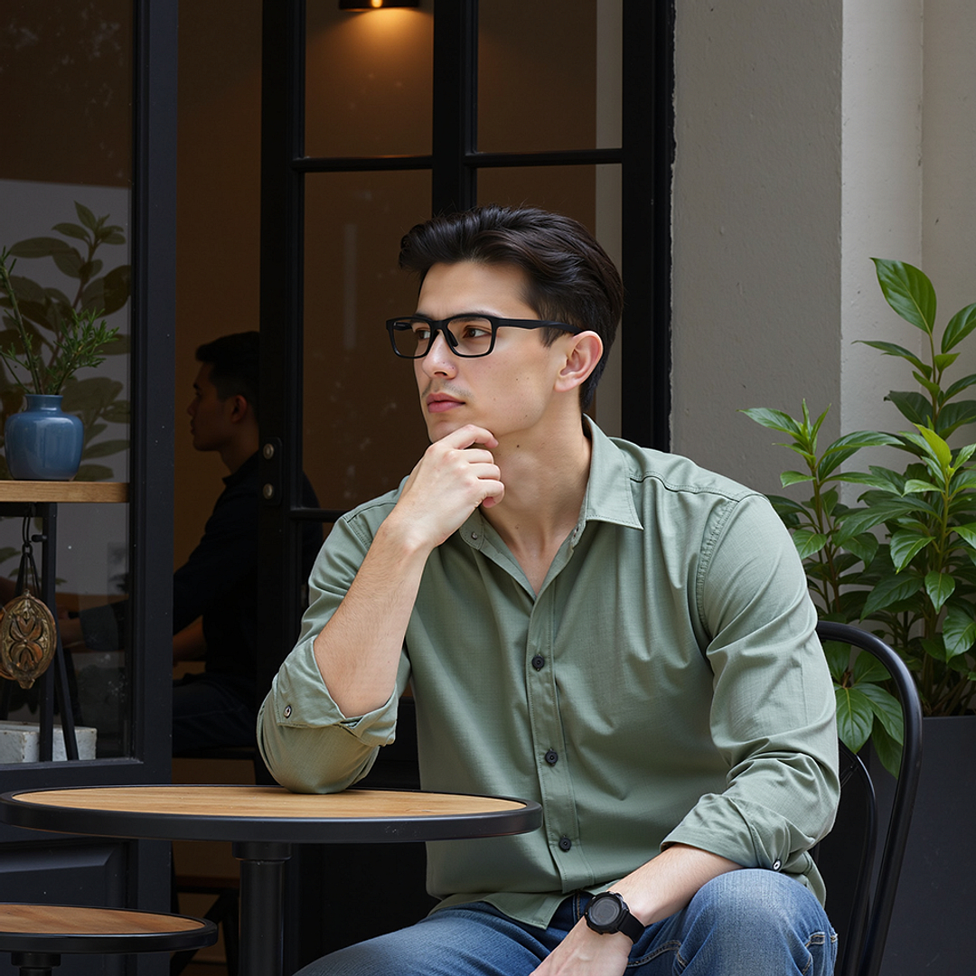 Lenskart Black Full Rim Rectangle right side