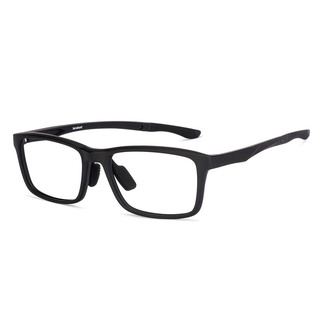 Lenskart Black Full Rim Rectangle left side