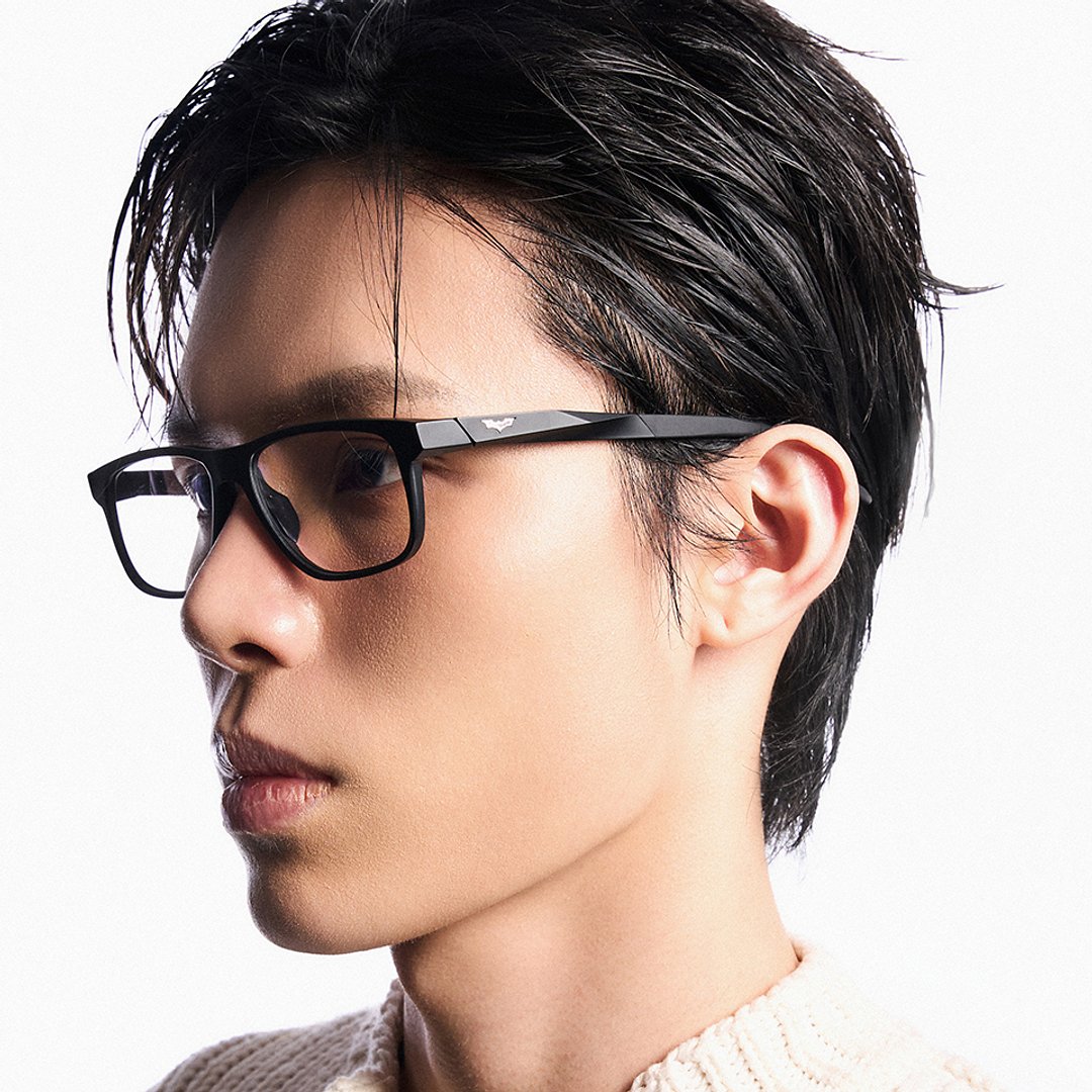 Lenskart Matte Black Full Rim Square right side