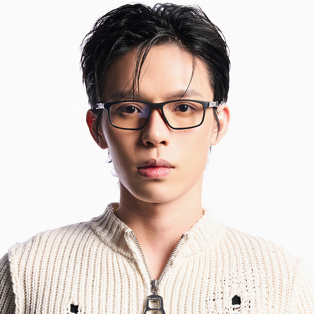 Lenskart Matte Black Full Rim Rectangle left side