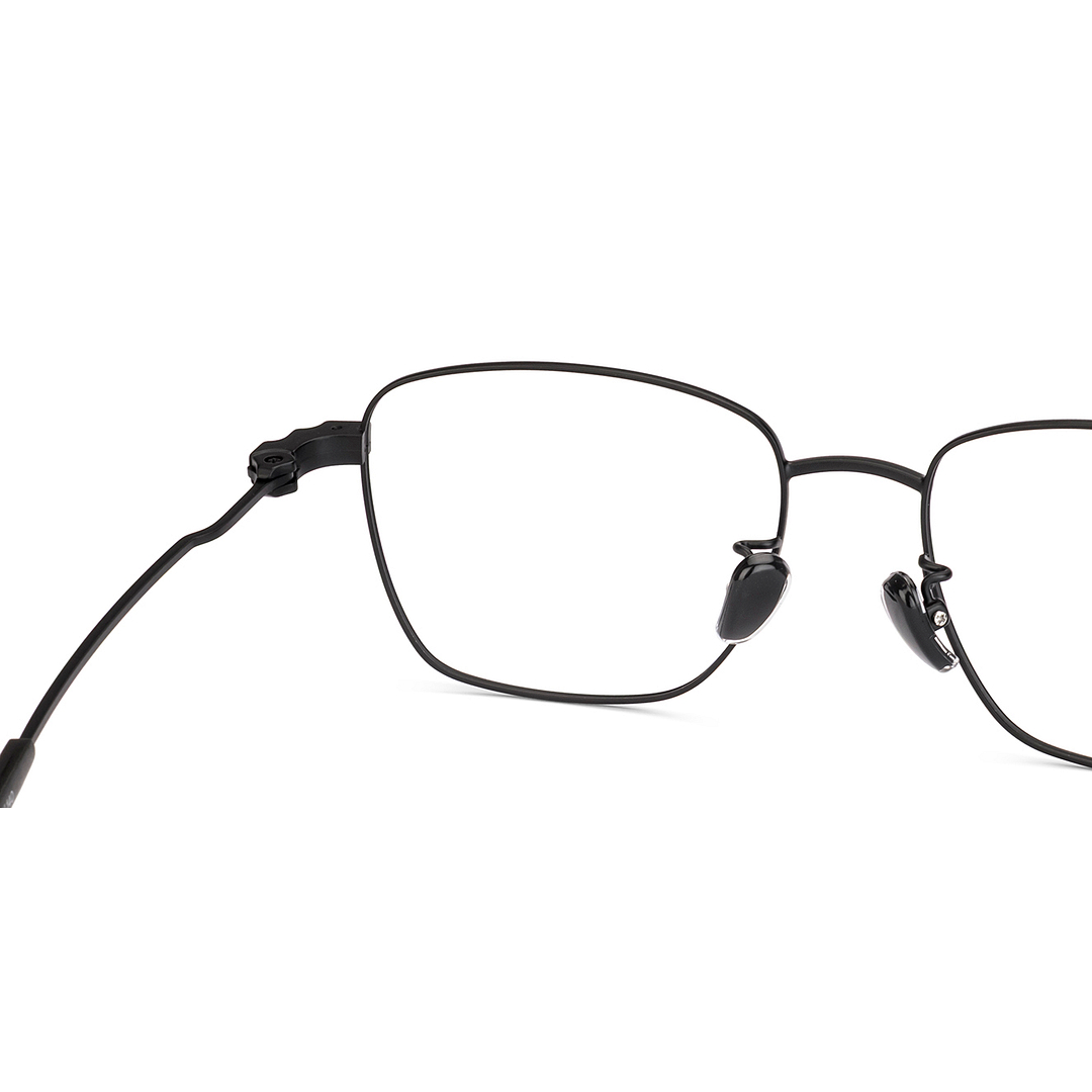 Lenskart Matte Black Full Rim Square left side