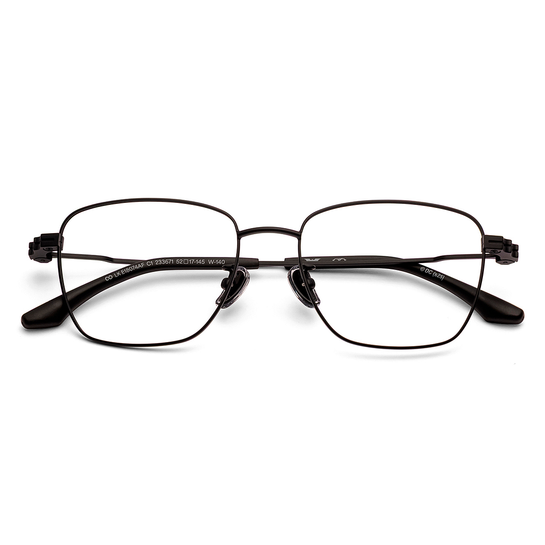 Lenskart Matte Black Full Rim Square right side