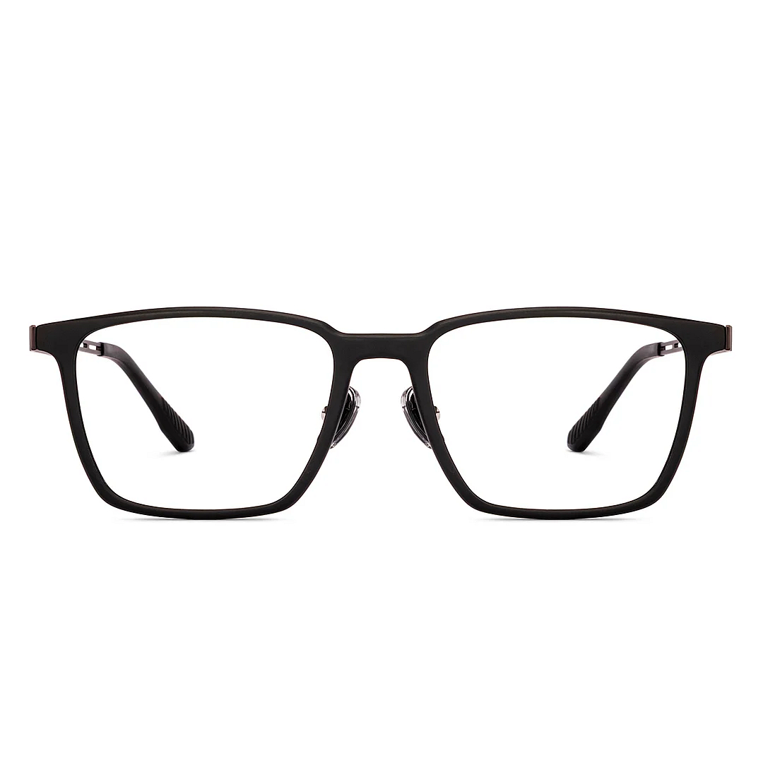 Lenskart Matte Black Full Rim Square left side