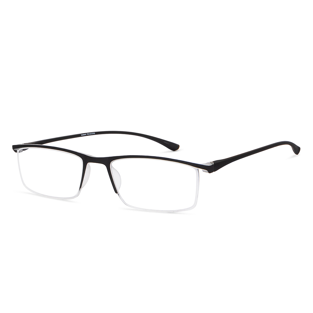 Lenskart READERS Black Black Half Rim Rectangle Lenskart READERS LR E13699 Only for 1 5 Prefitted Powers left side