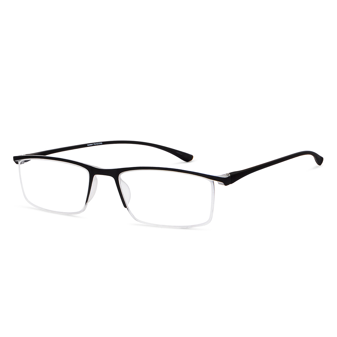 Lenskart READERS Black Black Half Rim Rectangle Lenskart READERS LR E13699 Only for 2 Prefitted Powers left side