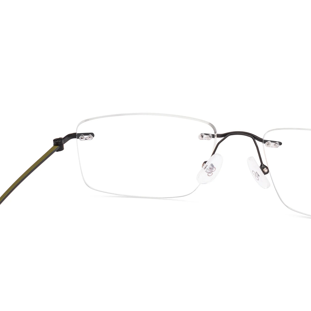 Lenskart Air Online Black Rimless Rectangle right side