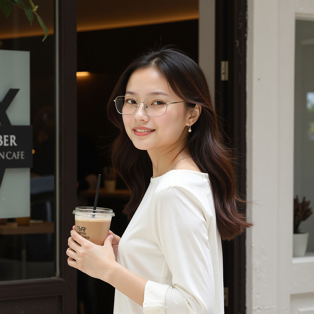 Lenskart Mid Gunmetal Full Rim Rectangle right side