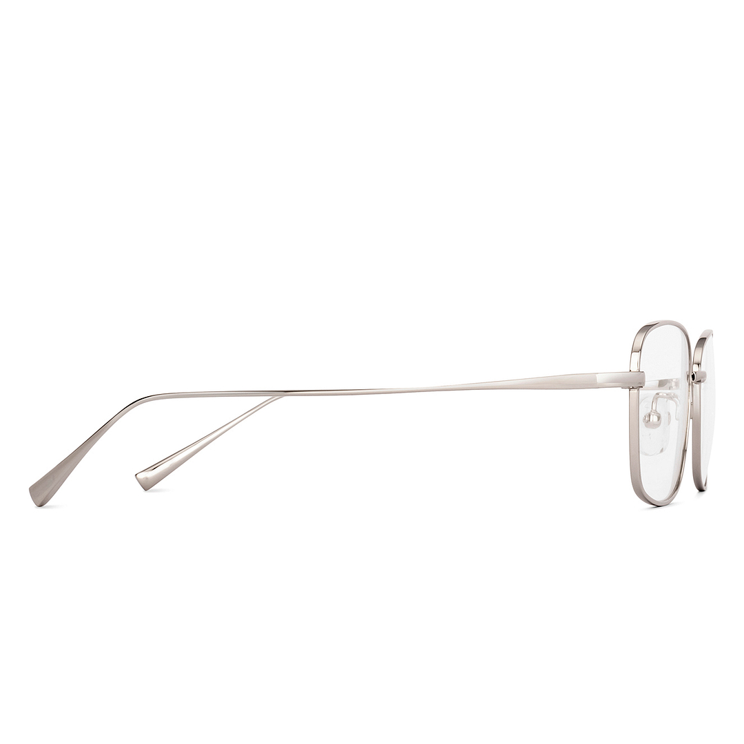 Lenskart Mid Gunmetal Full Rim Rectangle left side