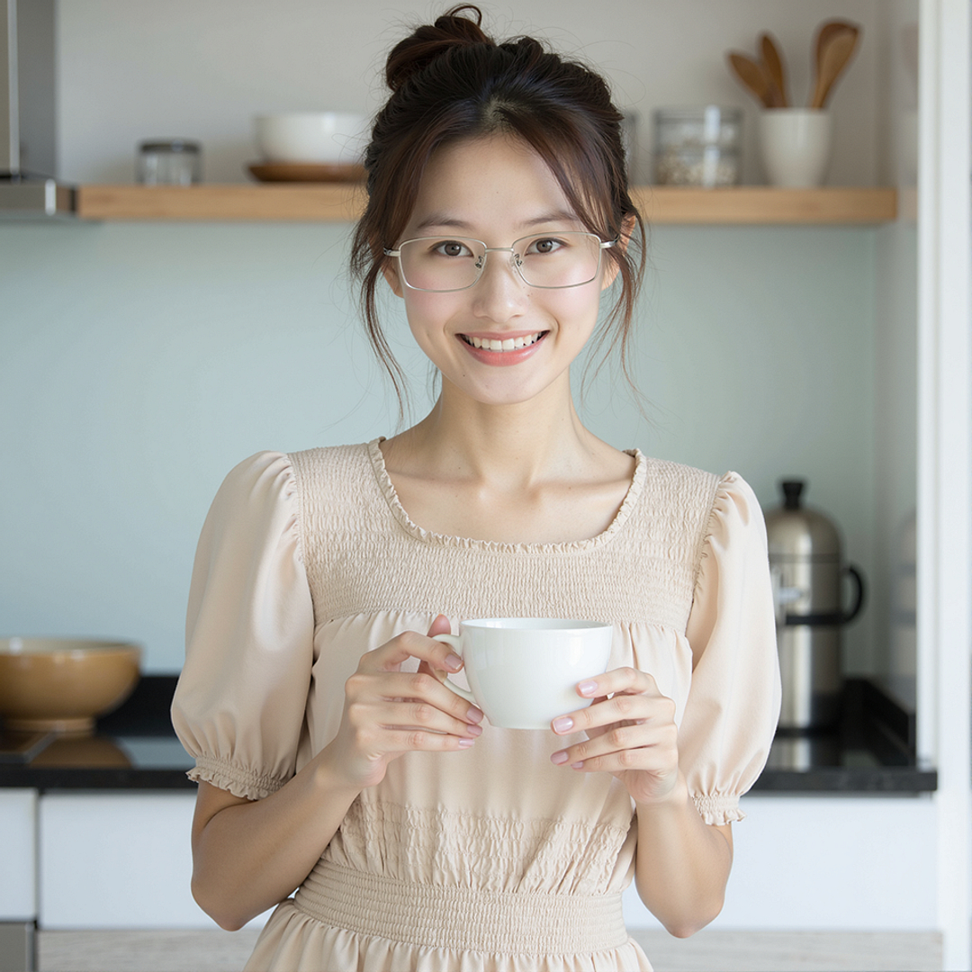 Lenskart Mid Gunmetal Full Rim Rectangle right side