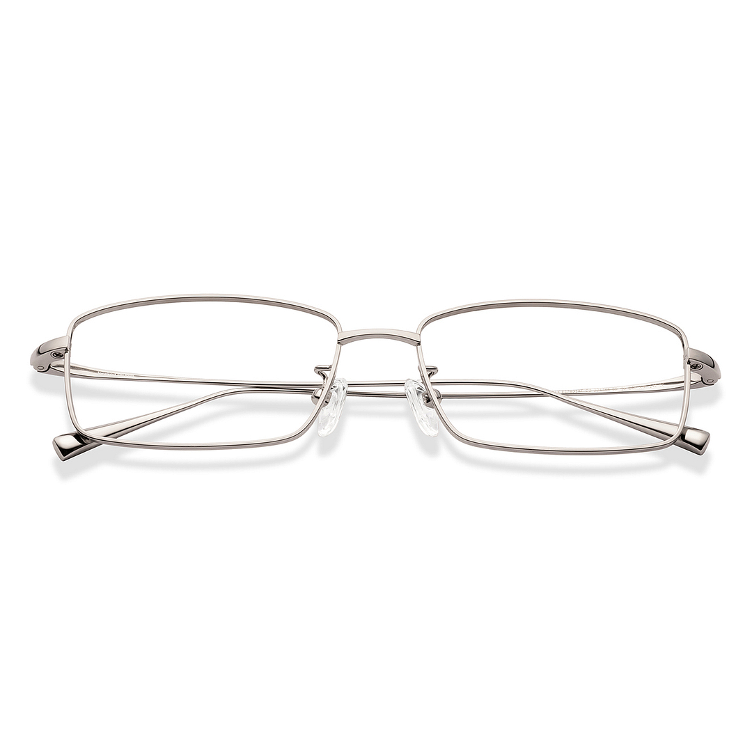 Lenskart Mid Gunmetal Full Rim Rectangle left side