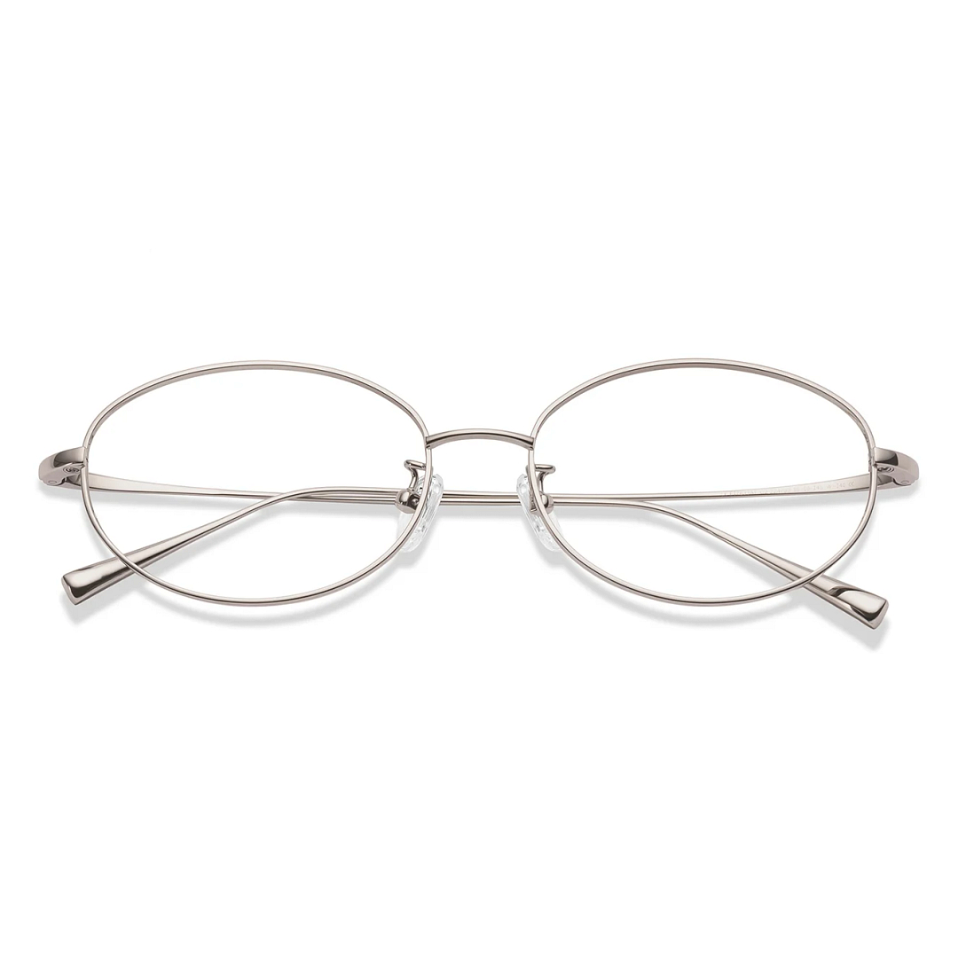 Lenskart Mid Gunmetal Full Rim Round left side