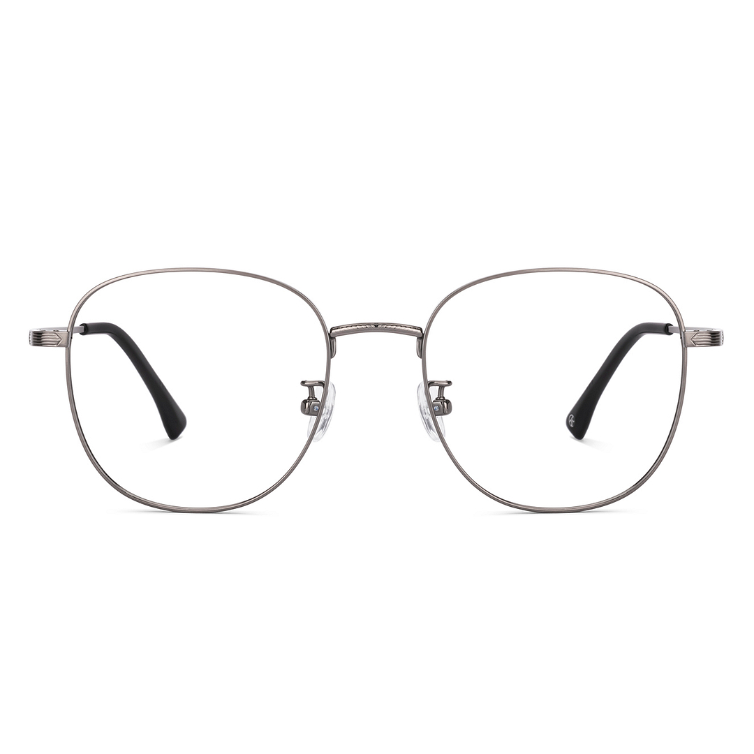 John Jacobs Mid Gunmetal Full Rim Square right side