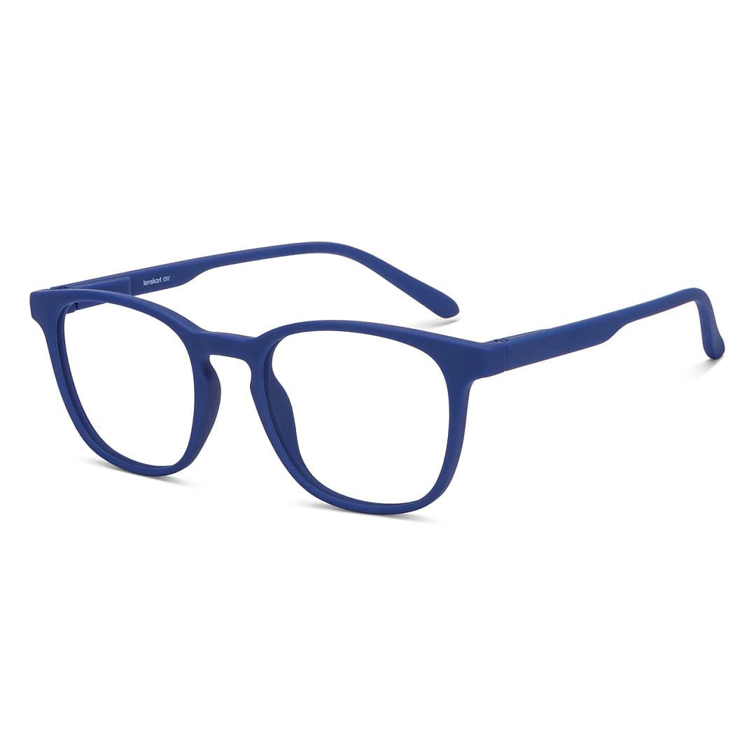 Lenskart Hustlr Midnight Blue Full Rim Square left side