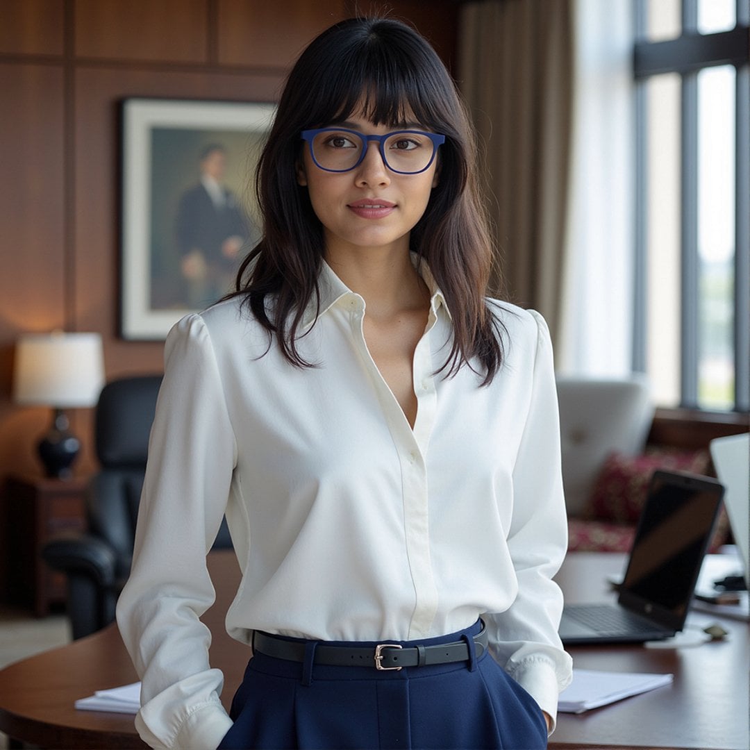 Lenskart Hustlr Midnight Blue Full Rim Square right side