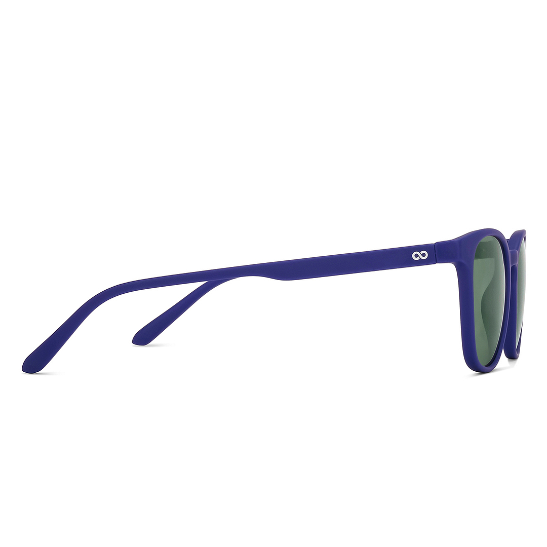 Lenskart Hustlr Online Midnight Blue Full Rim Square left side