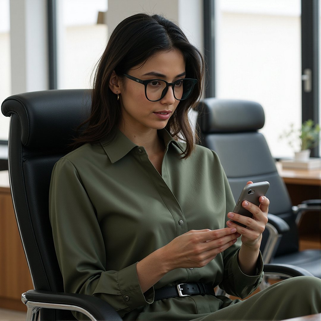 Lenskart Hustlr Online Military Green Full Rim Square right side