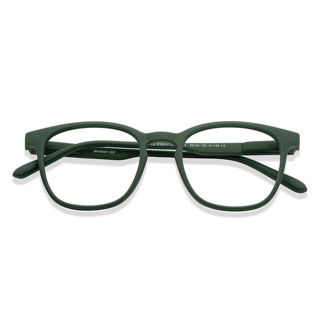 Lenskart Hustlr Military Green Full Rim Square right side