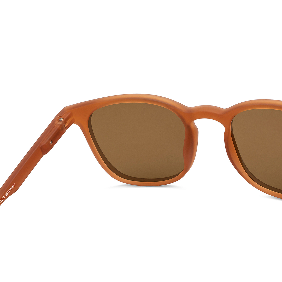Lenskart Hustlr Online Mocha Full Rim Square left side