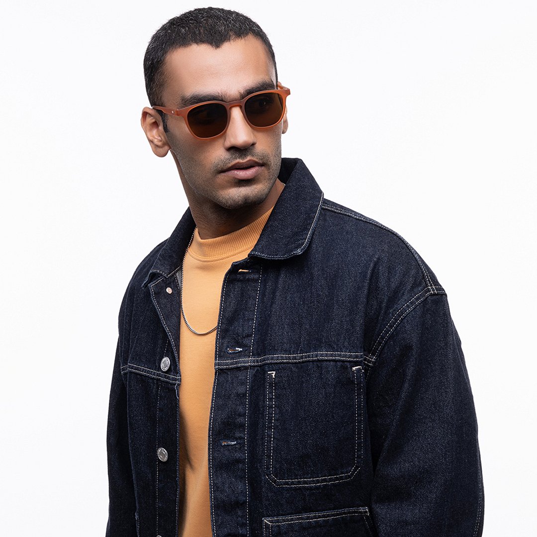 Lenskart Hustlr Online Mocha Full Rim Square right side