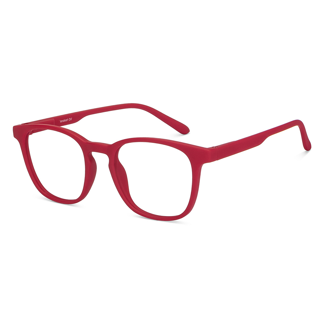 Lenskart Hustlr Monza Red Full Rim Square right side