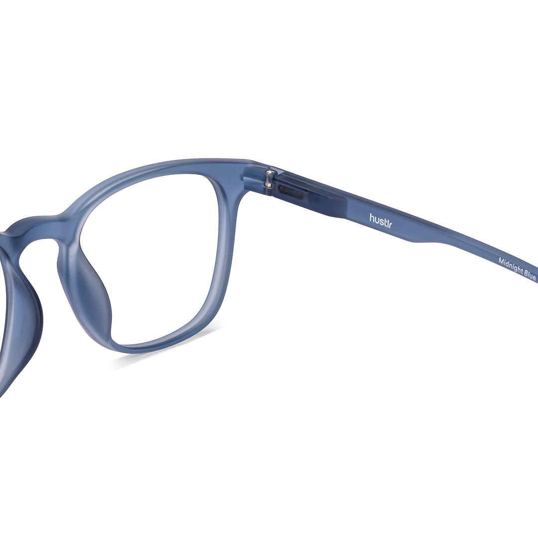 Lenskart Hustlr Navy Blue Full Rim Square right side