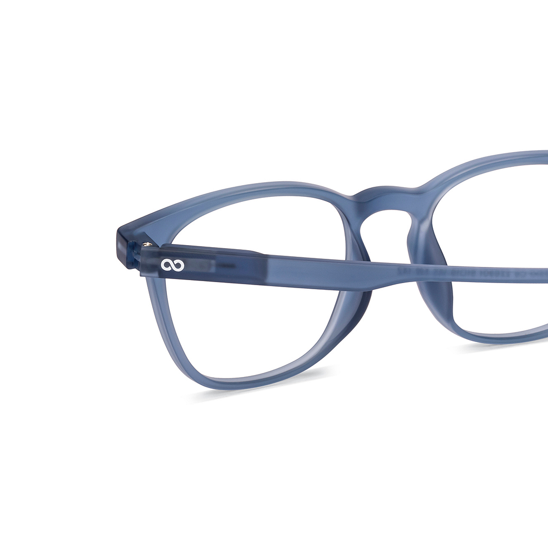 Lenskart Hustlr Navy Blue Full Rim Square left side