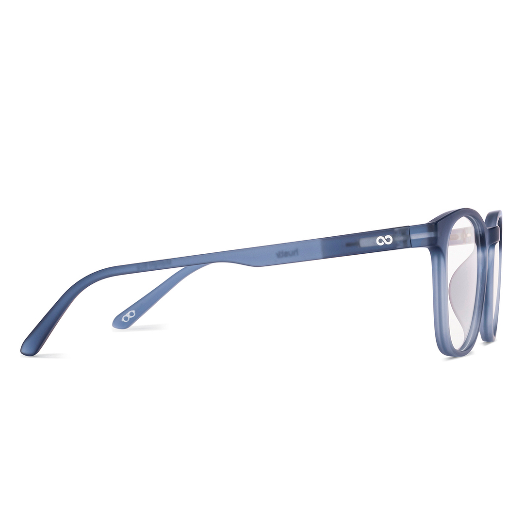 Lenskart Hustlr Navy Blue Full Rim Square left side