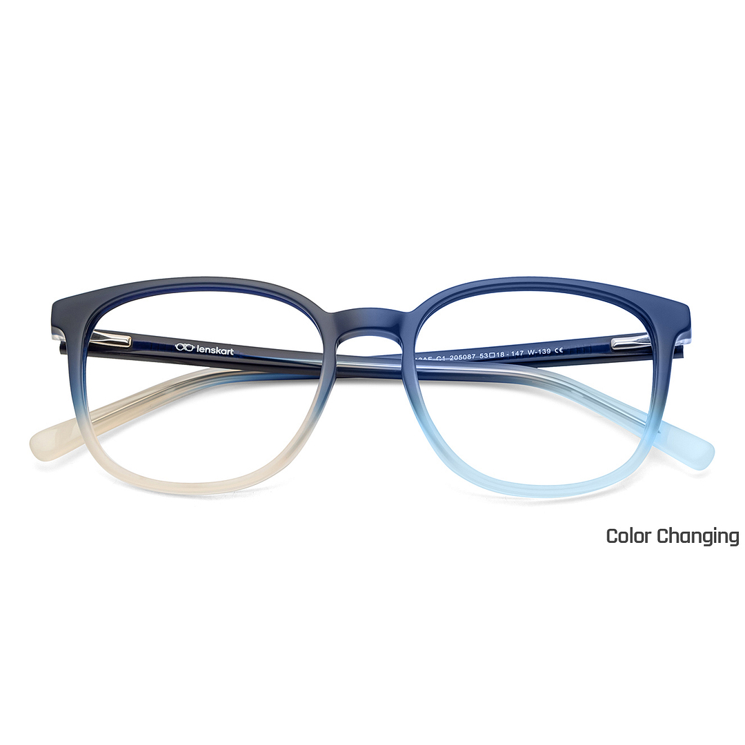 Vincent Chase Online Navy Blue Full Rim Round left side