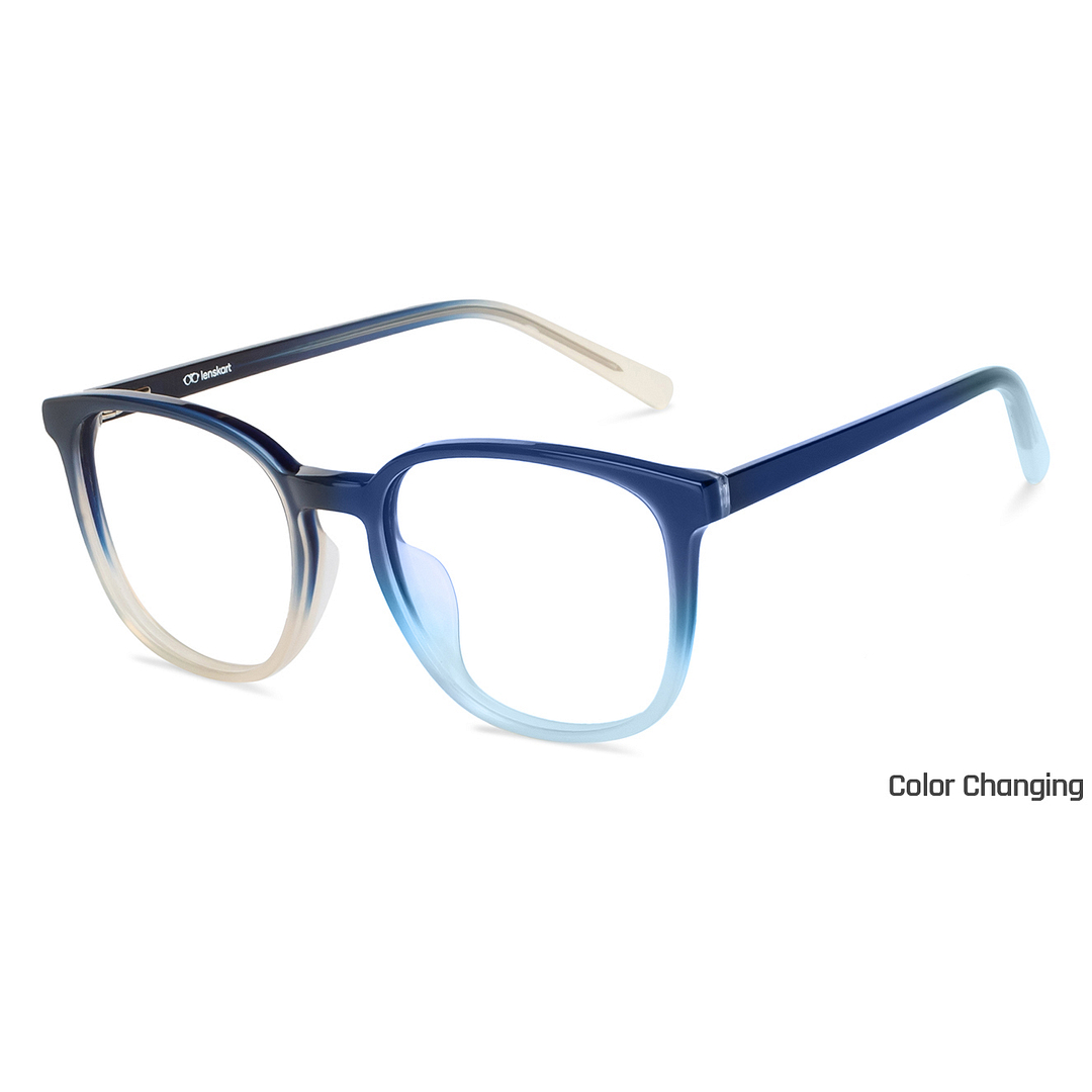 Vincent Chase Online Navy Blue Full Rim Round left side