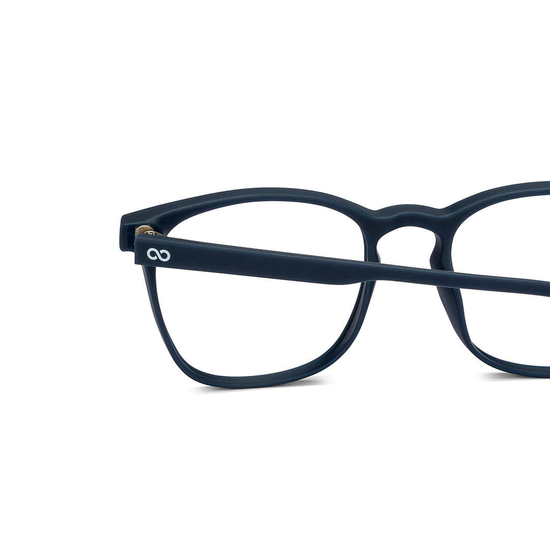 Hooper Screen Glasses Blue Block Phone Screen Glasses : Navy Navy Full Rim Square Hooper Hustlr HP D15011 C15 left side